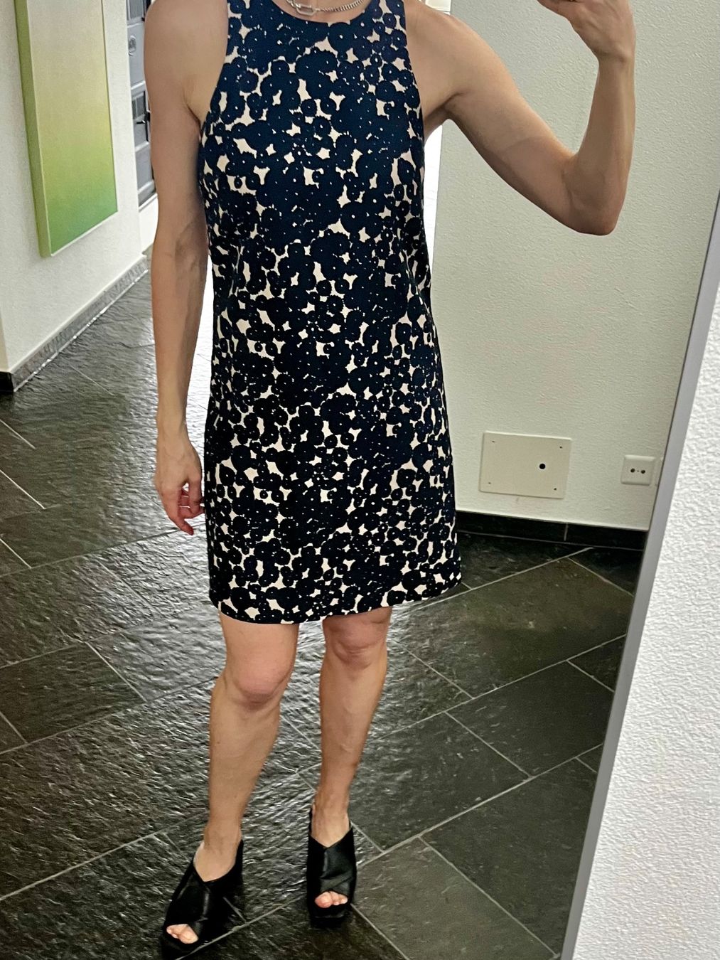 Kleider: Club Monaco Wool Silk Floral Shift Kleid – Gebraucht aus Meilen von Tamara23 1