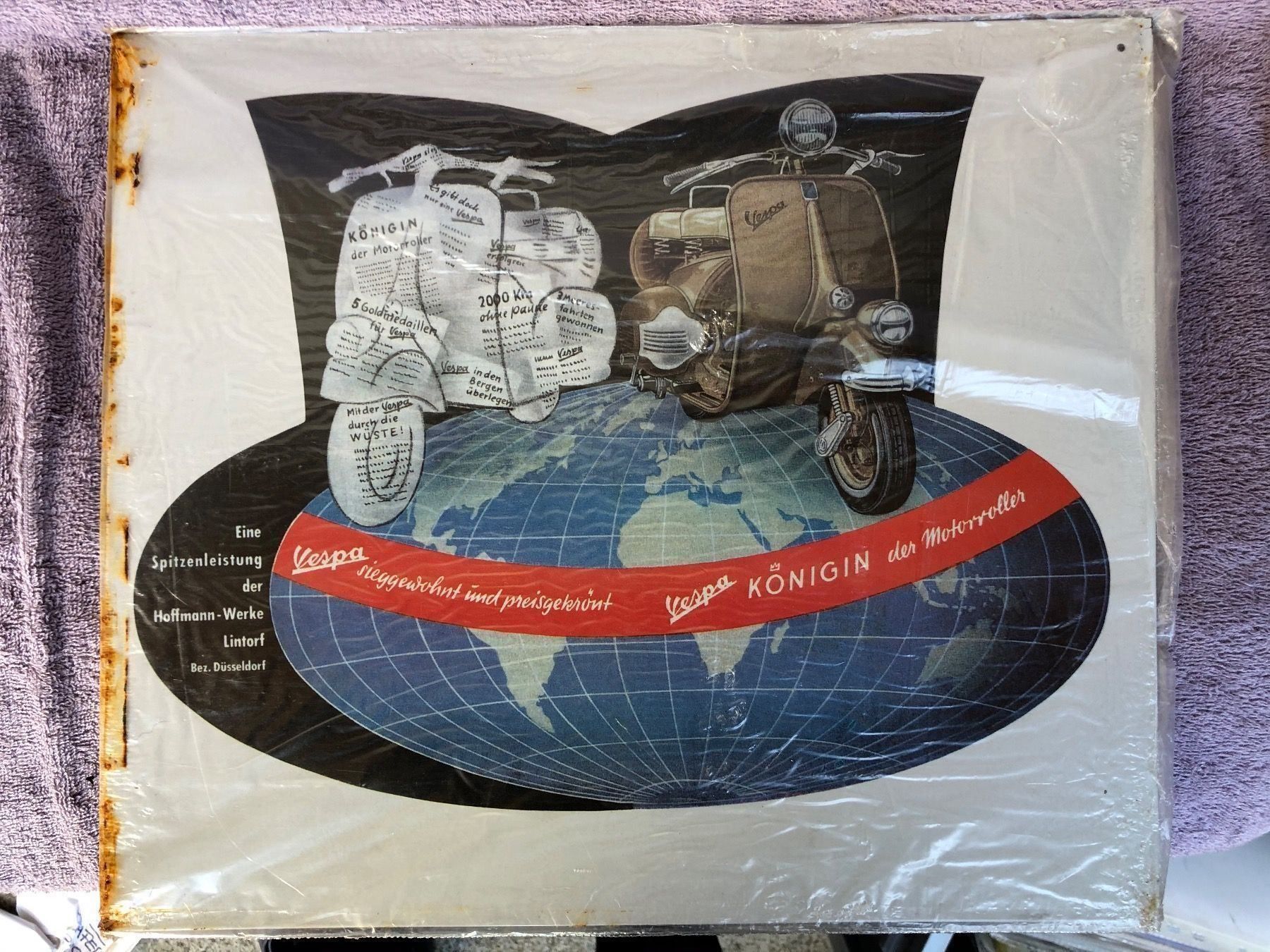 Schilder: Vespa Piaggio italia Oldtimer roller – Gebraucht aus Reinach AG von rares75