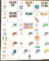 1975 - 2003 / FDC Genfer Ämter BIT - UPU - UIT - OMS -OMPI