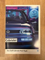 VW Golf Cabriolet Pink Floyd Prospekt, Mai 1994, Top!