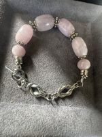 Armband mit Kunzit Perlen. HANDARBEIT 