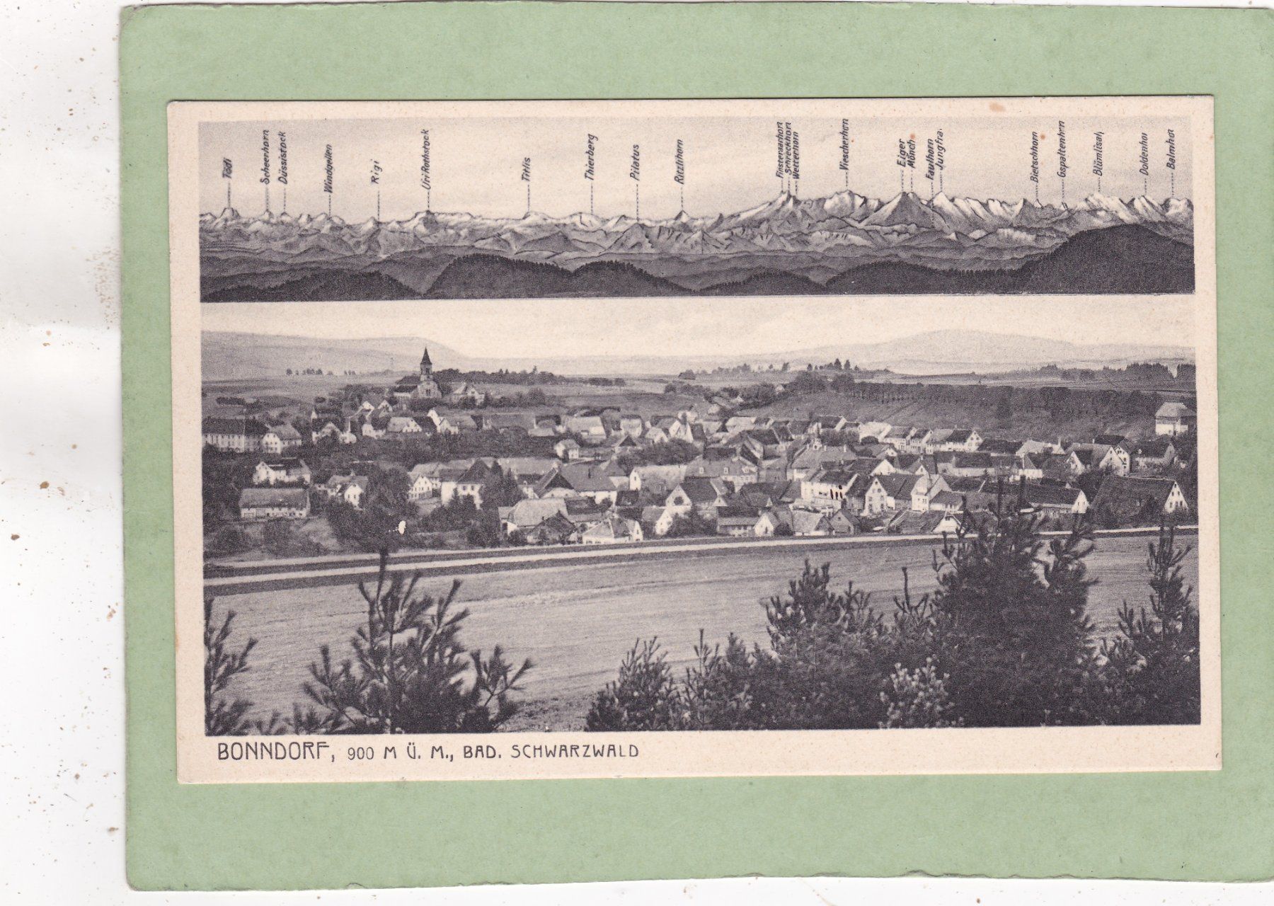 Cartoline postali: Deutschland Bonndorf Schwarzwald – Usato da Herisau venduto da Lisegrat2008
