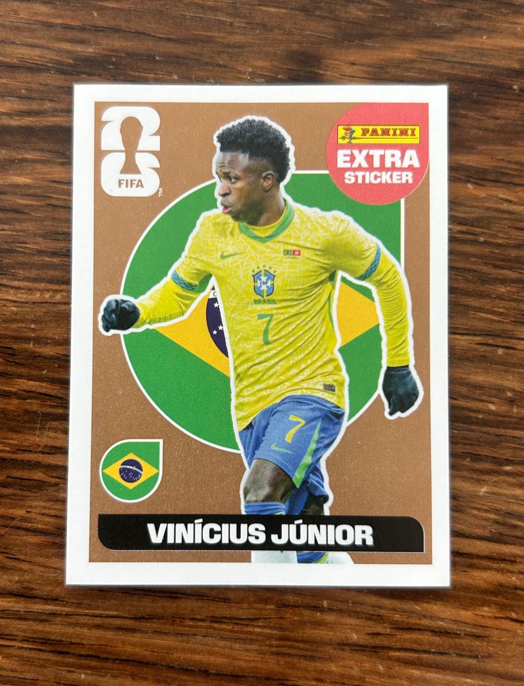 Panini Cartes à collectionner: Vinicius Junior Extra Sticker bronze – D'occasion à Solothurn par Reto_A1