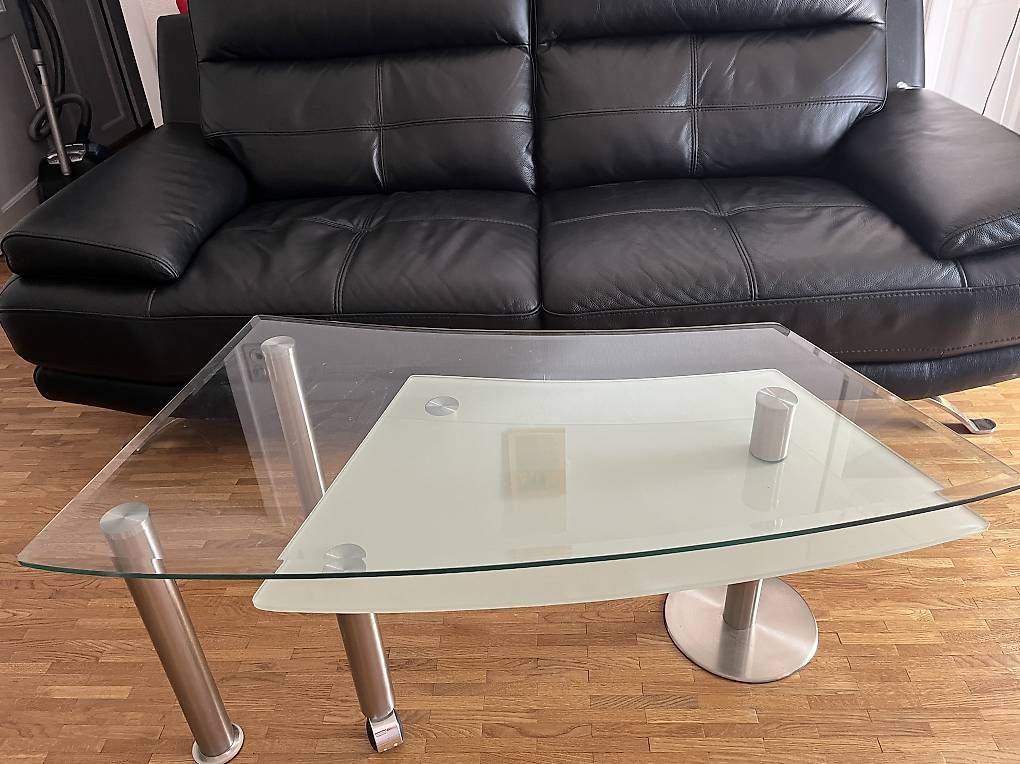 Tables: Table basse adaptable en verre trempé Prix 20 fr – D'occasion à Biel/Bienne par jos_j7jy 4