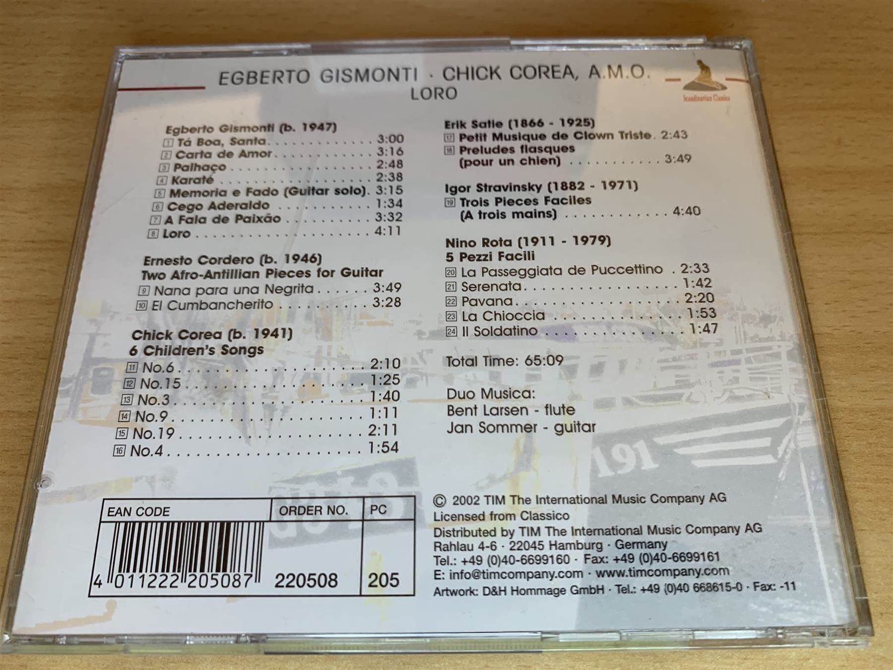 CDs: Egberto Gismonti, Chick Corea , A.M.O. D – Gebraucht aus Rikon im Tösstal von Alpenmutz 1