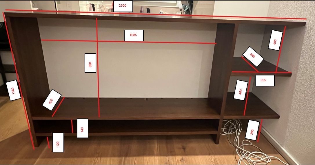 Allestimento di negozi e stand fieristici: Bar - Raumtrenner - TV Möbel – Usato da Neuenkirch venduto da Jacklimy 3