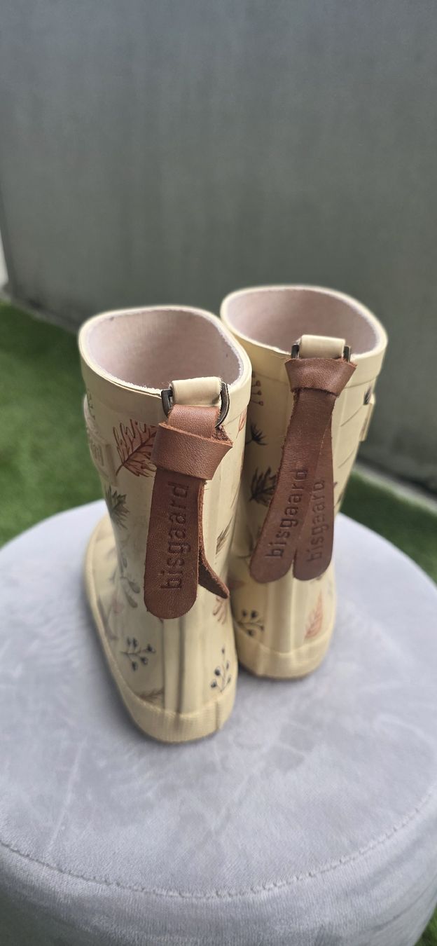 Bisgaard Schuhe für Jungen: Gummistiefel Bisgaard beige gemustert Grösse 23 – Gebraucht aus Muri AG von Damodeta 2