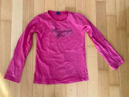 Shirt langarm pink "Romantic Girl"