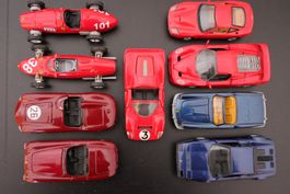 Ferrari Modellautosammlung, 9 Stuck, 1/35-1/38