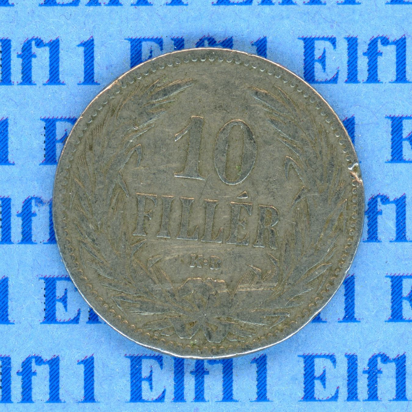 Tutti le monete: HUK___0.10 1895 ss 10 Fillér – Usato da Widnau venduto da Elf11 1