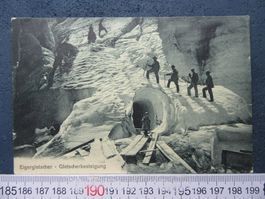 EIGERGLETSCHER GLETSCHERBESTEIGUNG SEILSCHAFT  1912 BEO AK