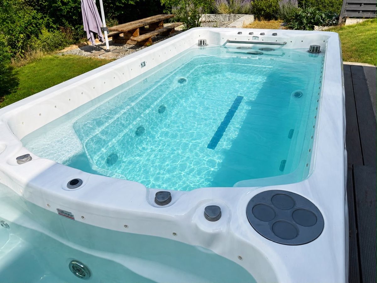 Whirlpool: Jacuzzi Spa de nage – Gebraucht aus Vicques von kan_qm7p 1