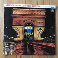 LP Eddie Adams & Orchestra: Midnight in Paris 1970 Gewaschen