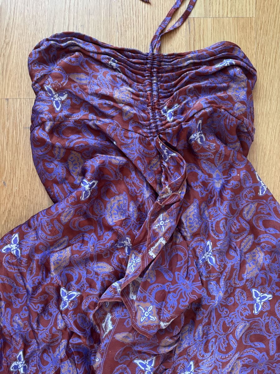 Vestiti: Luftiges Seidenkleid aus 100% Seide – Usato da Zürich venduto da Vindpust 1