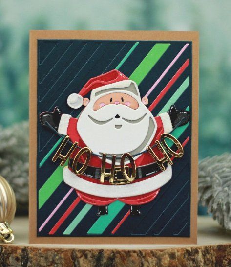Tim Holtz Pochoirs: Tim Holtz Sizzix Thinlits  ** Santa Greetings Colorize ** – Neuf avec emballage d'origine à Rubigen par rofi100 3