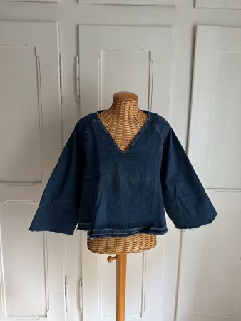 ZARA - Jeansoberteil blau L