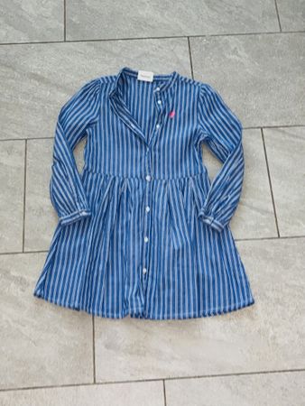 JONAS NIELSEN Kleid blau gestreift Grösse 128