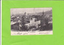 Bern mit den Alpen---1912