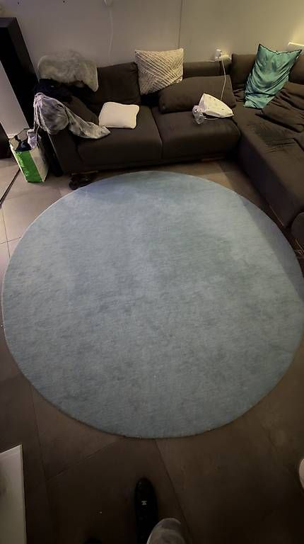 Tapis: Tappeto rotondo + 2 cuscini + coperta azzurri – D'occasion à Canobbio par nb0003 1
