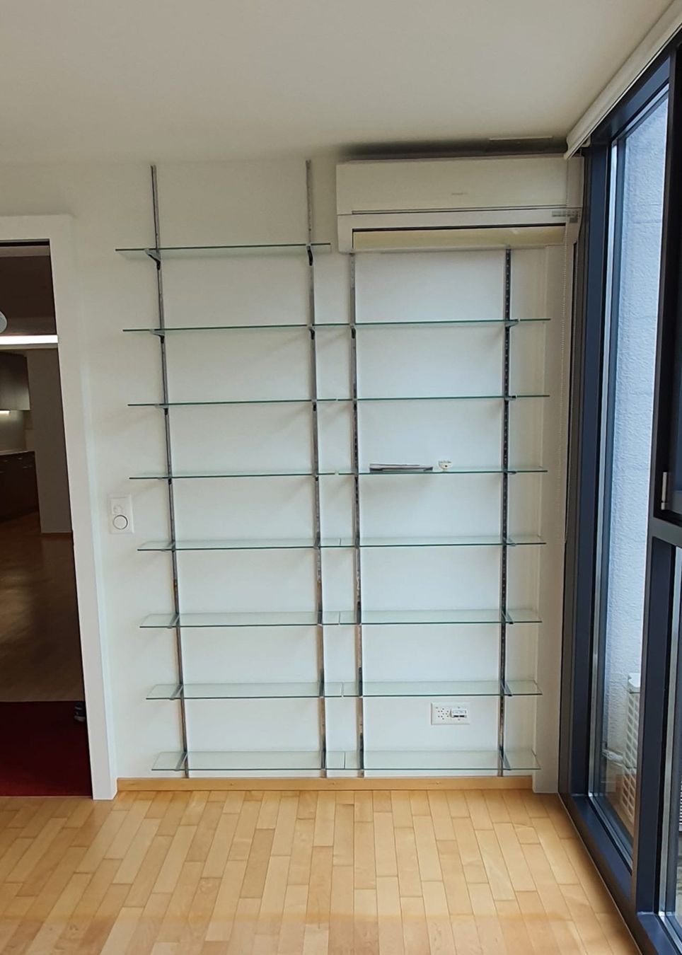 Scaffali: Büchergestell Glas Chrom Schmuckstück Regal – Usato da Heiden venduto da pet_f67g 8