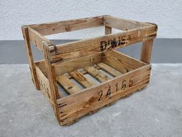 alte solide Holzkiste Kiste Weinkiste Harass DIVISA