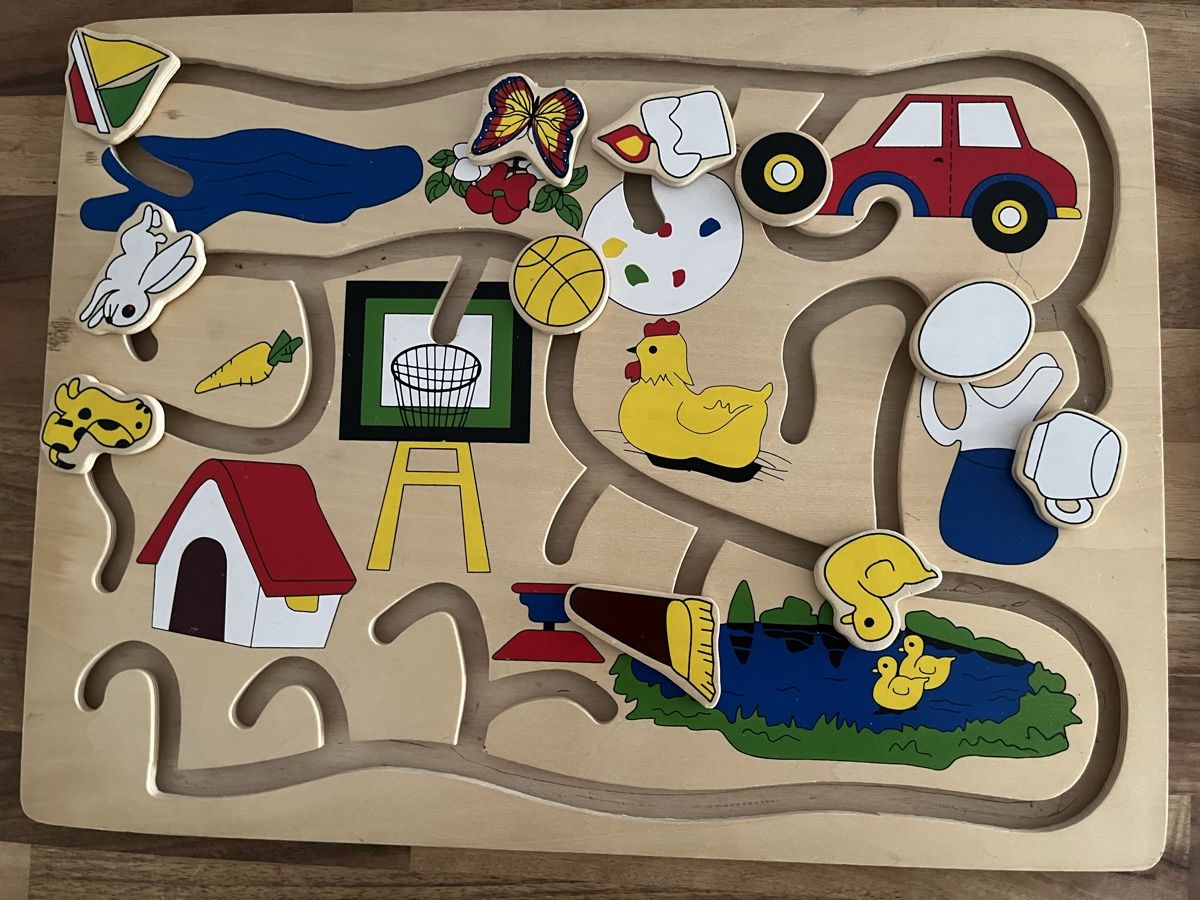 Puzzle: Sechs gebrauchte Holz Puzzles  – Usato da Wettingen venduto da epe_9vbf 1