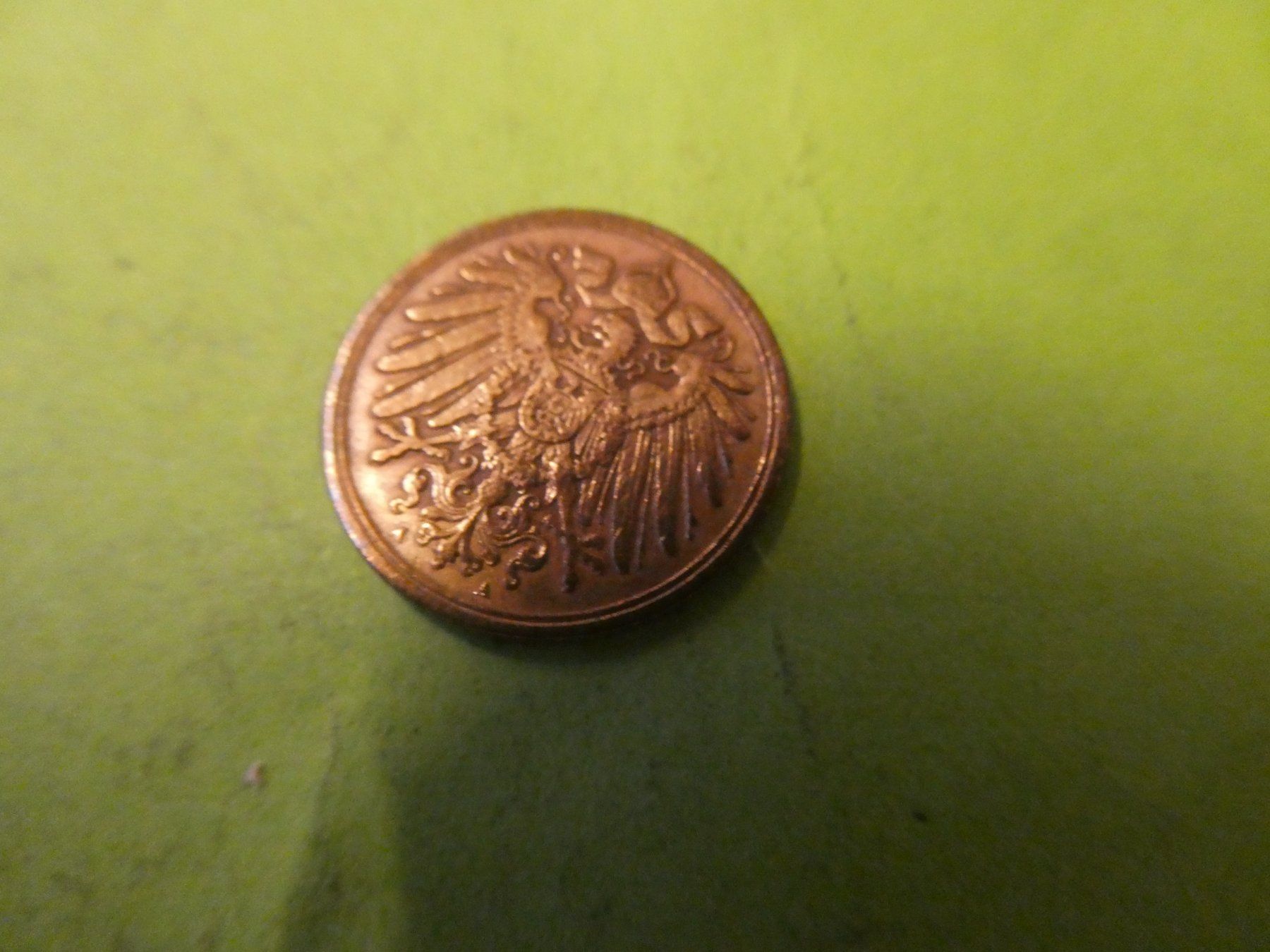 Tutti le monete: Dt. Reich 1901 A, 1 Pfennig – Usato da Hinterforst venduto da Rohusri 1
