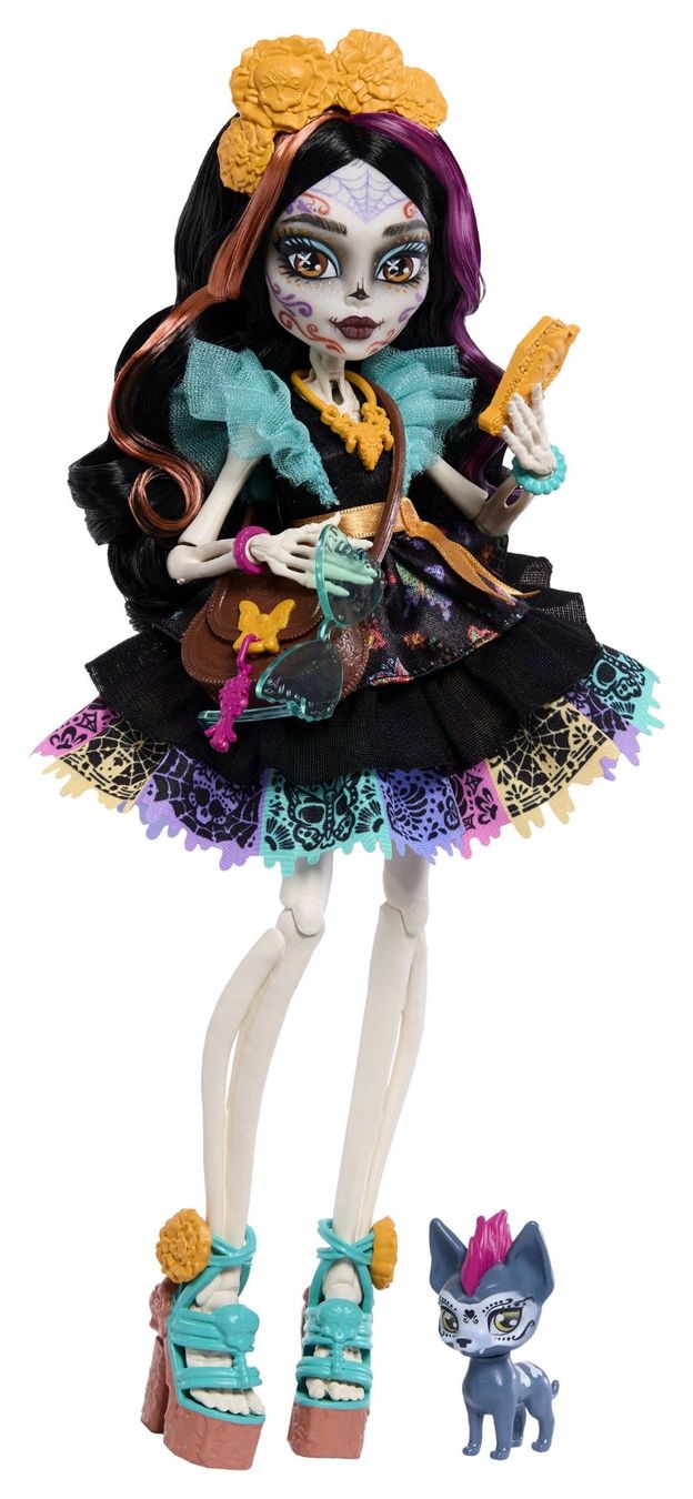 Bambole: Monster High poupée Skelita Calaveras – Nuovo e nell'imballaggio originale da St-Imier venduto da ATTAKSHOP