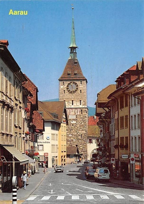 Ansichtskarten: AG - Aarau, Altstadt – Gebraucht aus Ottikon b.Kemptth. von Neptun1974
