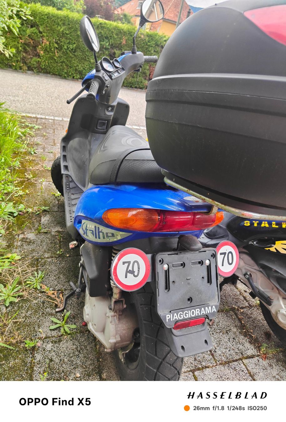 Gilera Scooter: Gilera Stalker, 49ccm, blau, JG 2004 – Usato da Pieterlen venduto da Wilhelm 1