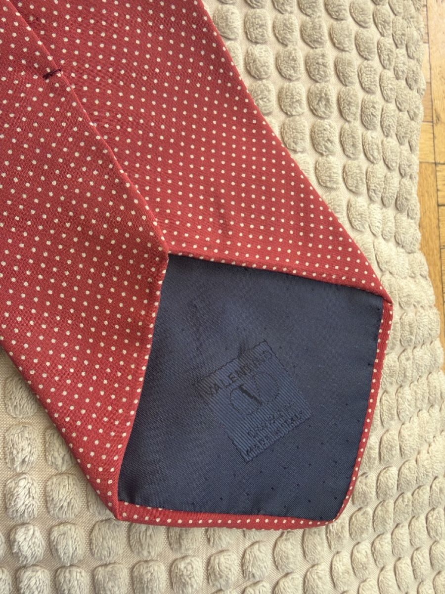 Krawatten: Cravate Valentino rouge à pois blancs – Gebraucht aus Lausanne von Pascal9999 2