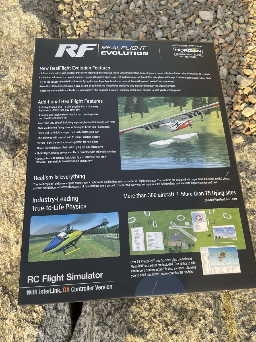 Kit di modellismo & Modellini statici: RealFlight Evolution RC Flight Simulator mit InterLink DX Co – Usato da Ermensee venduto da mon_wbk8 4