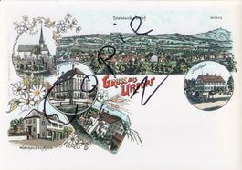 Gruss aus Urdorf  - (AK Lithoansicht um 1900 im Form. A4)