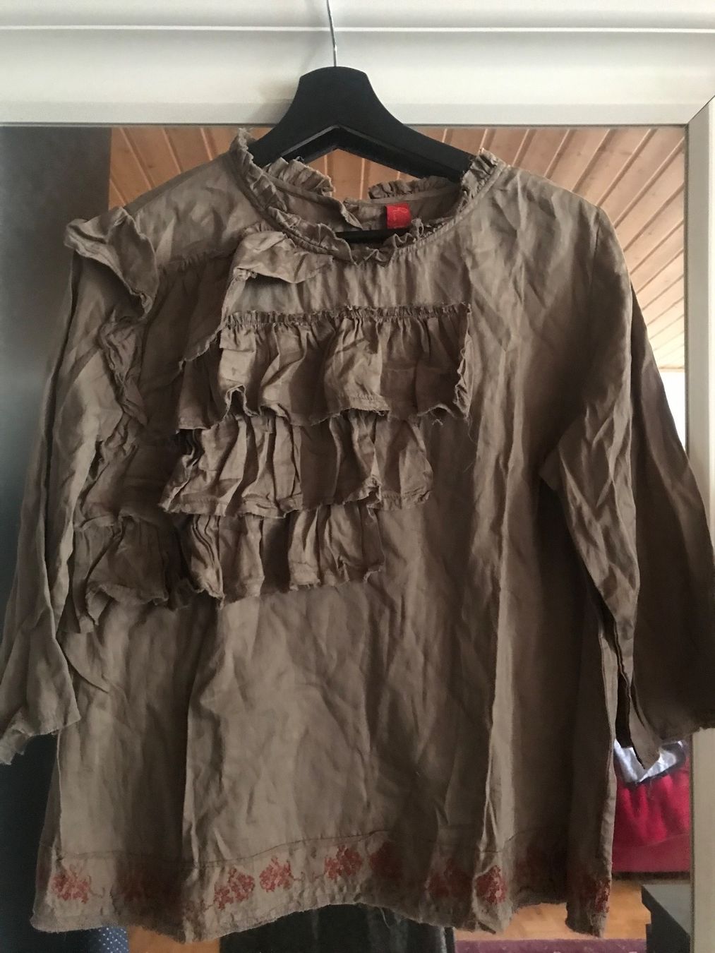 Ewa I Walla Camicette: Blouse EWA I WALLA, taille S, brun, coton – Nuovo (secondo la descrizione) da Morges venduto da sandy069