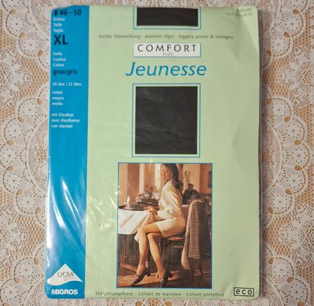 Migros Comforf Jeunesse Strumpfhose 20den Gr.XL Grau