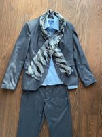 Hosenanzug“ Zara Basic“ inkl. Bluse (Feldpausch) und Schal