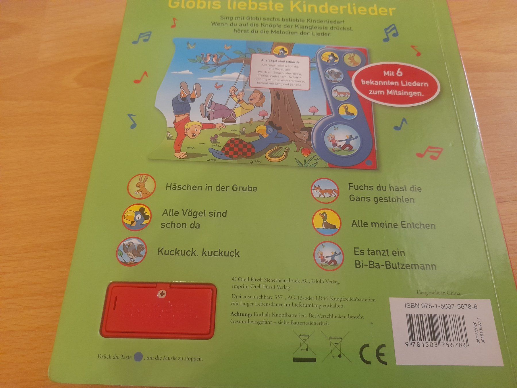 Libri: Globi Kinderlieder Buch mit Musik – Usato da Lustmühle venduto da chevi03 2