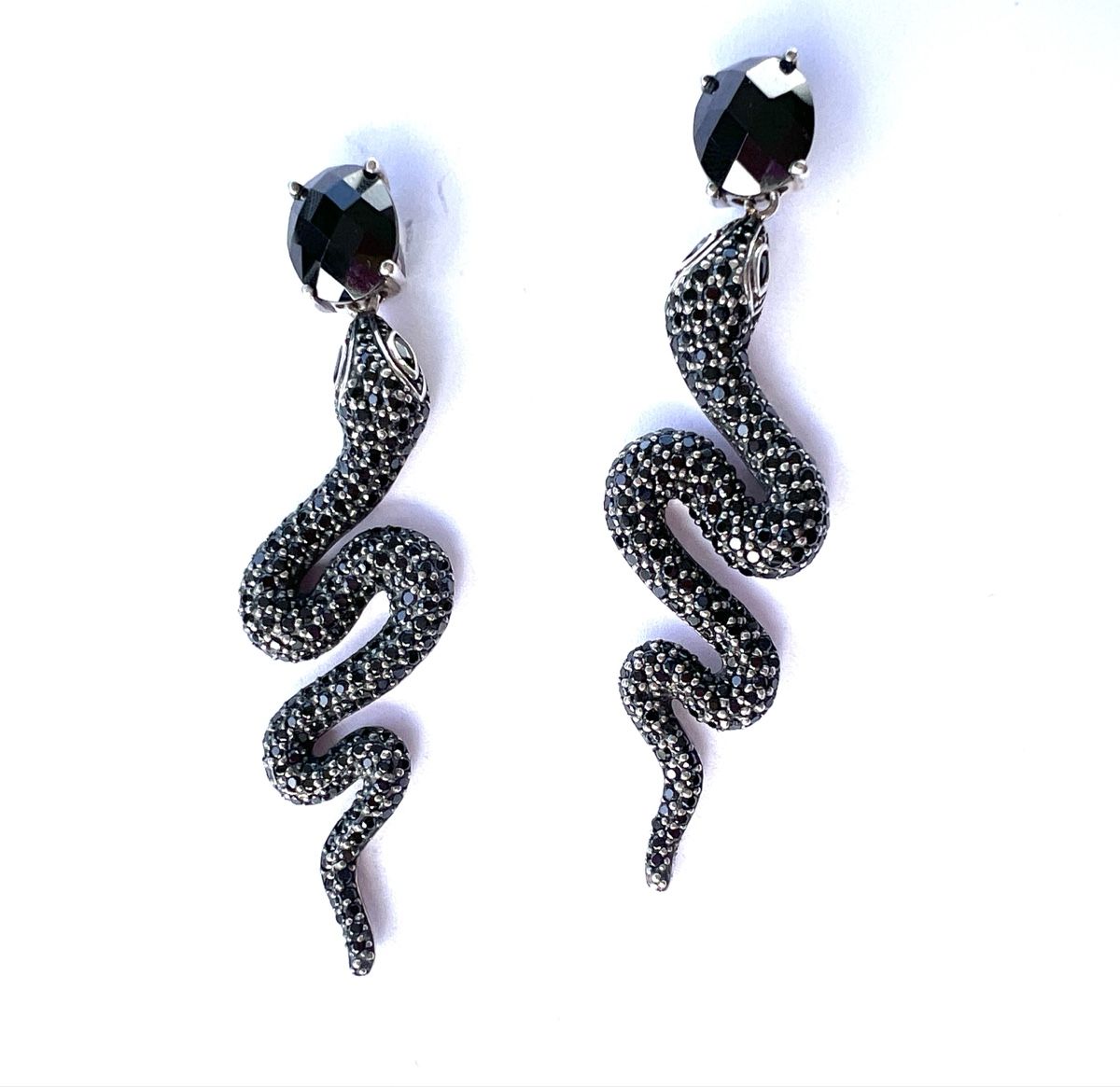 Thomas Sabo Ohrringe & -stecker: NEUE grosse Thomas Sabo Ohrringe Silber und Onyx, NP 798.- – Neu und originalverpackt aus Münsingen von Krone75