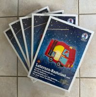 5 neue Laternen - Bastelset mit Feuerwehrmotiv