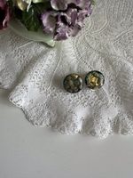 Murano Glas Ohrclips, Vintage Schmuck