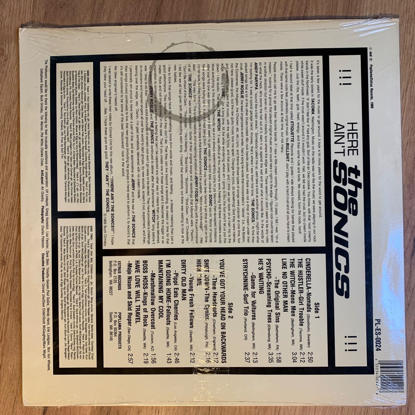 Dischi in vinile: HERE AIN'T THE SONICS !!!!...OG US 1989...EX/EX – Usato da Gals venduto da Diskopatshop 1