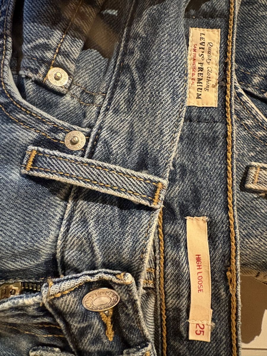 Levi's Jeans: Levi's High Loose Jeans Taille 25 Bleu Denim – Neu (gemäss Beschreibung) aus Cugy FR von K78 3