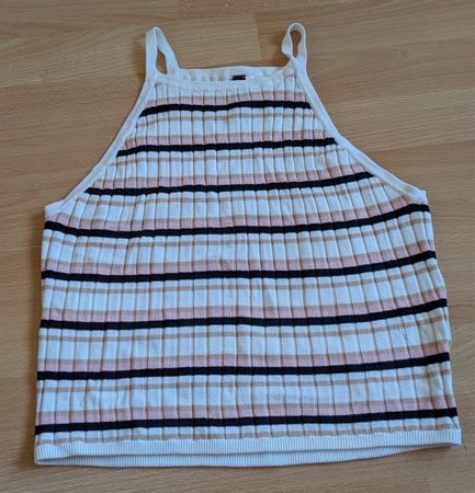 Trägershirt gestreift - M