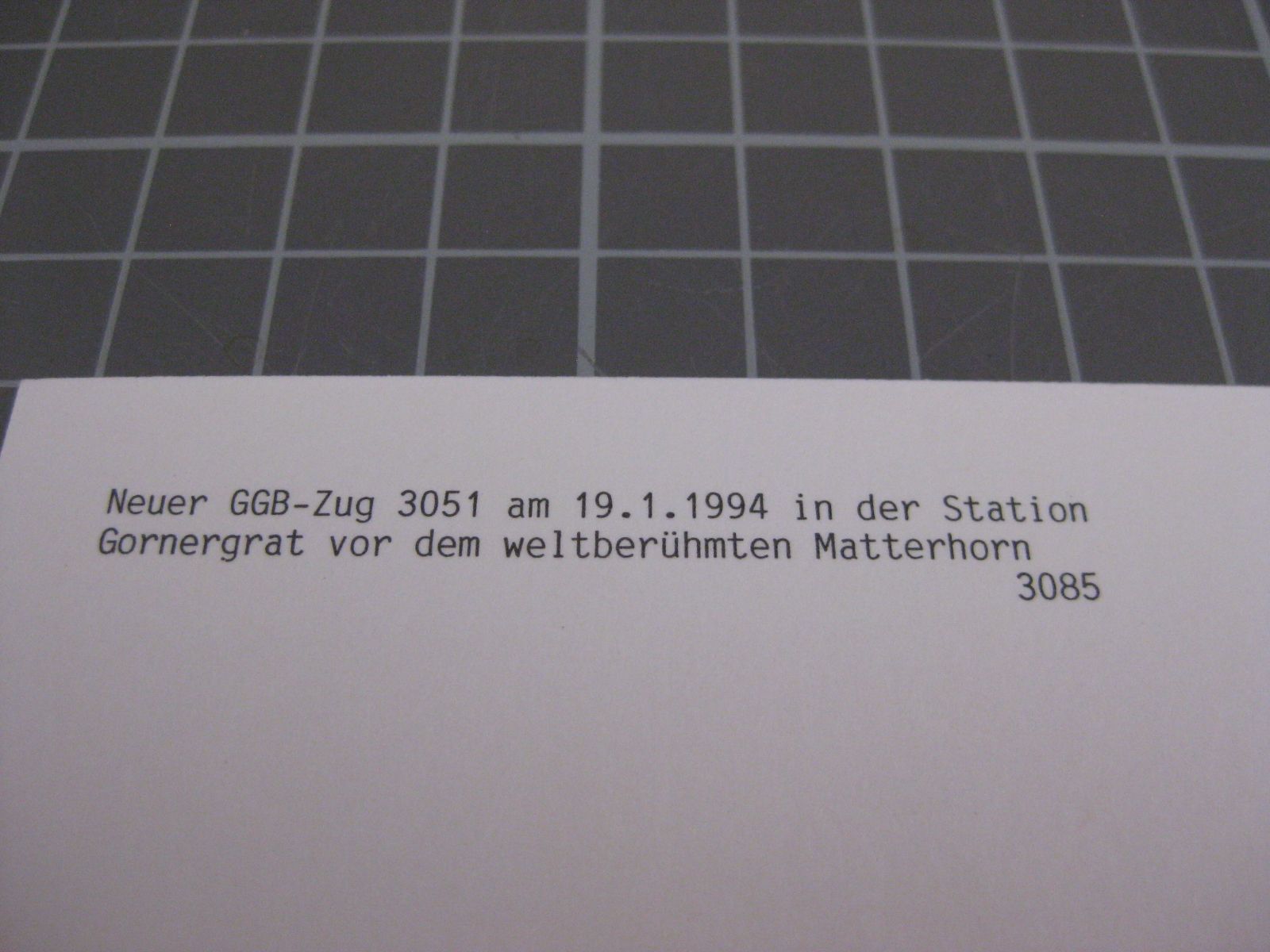 Cartoline postali: AK Gornergrat mit Zug und Matterhorn – Nuovo (secondo la descrizione) da Malters venduto da Marosko 2