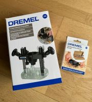 Dremel 335 Oberfräsen-Vorsatz + 660 Fräser-Set, ungebraucht