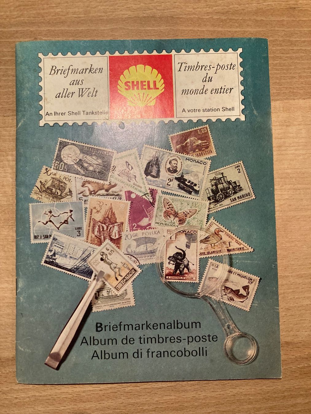 Tutti i francobolli: Shell Briefmarkenalbum, aus aller Welt – Usato da St.Gallen venduto da WrigleyCH