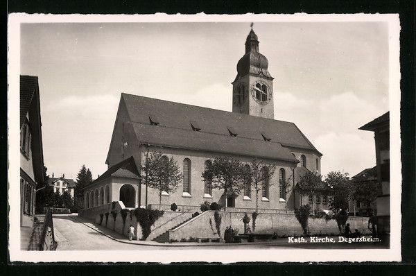 Cartoline postali: AK Degersheim, Partie der Kirche – Usato da Berlin venduto da bartko-reher