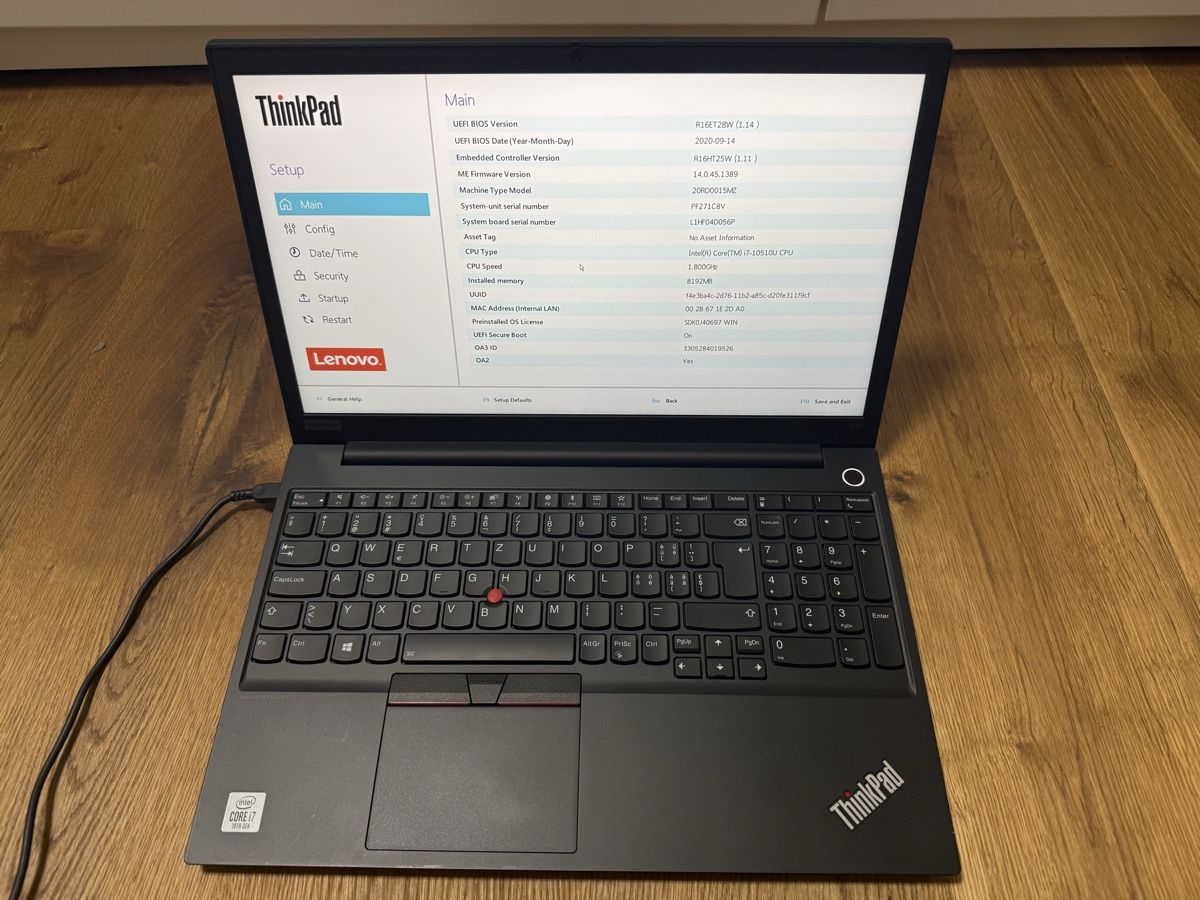 Lenovo Notebooks: Lenovo ThinkPad E15 – Gebraucht aus Gelfingen von patango 1
