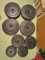 Gewichtsscheiben / Hantelscheiben total 55kg 