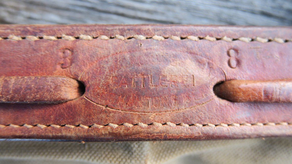 Schweizer Armee Borse: alte Militärtasche Brotsack  1938 – Usato da Schwanden i. E. venduto da luvia01 4